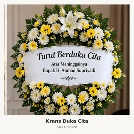 Krans Bunga Duka Semarang Timur